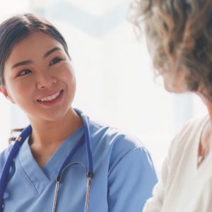 Healthcare Home nurse and patient image